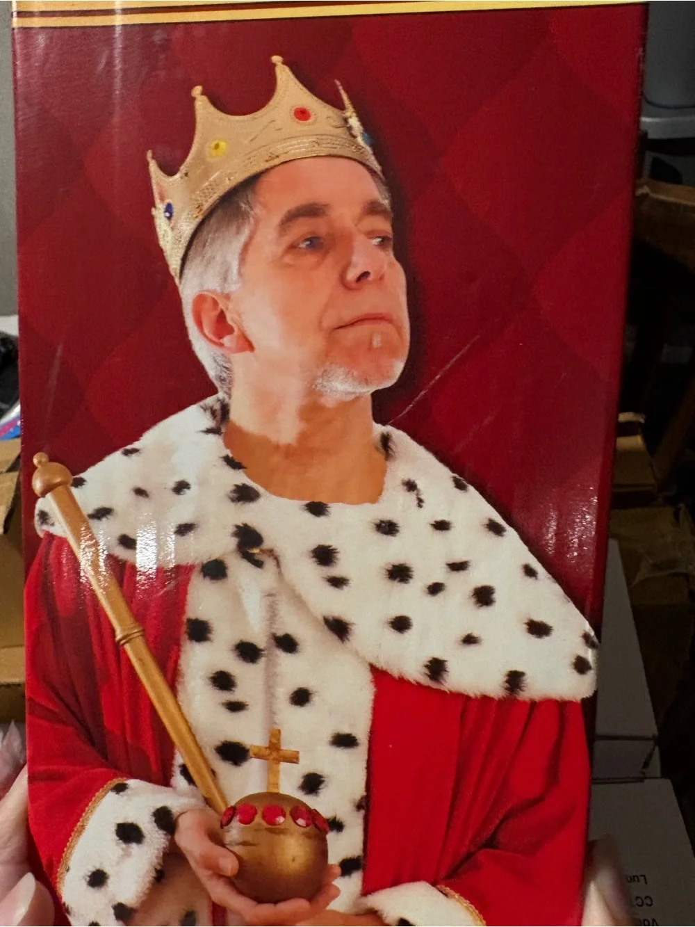 Regal King Crown Gold Halloween Costume Crown by Kangaroo